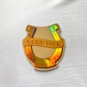 Good Luck Horseshoe Dutch Bros Sticker